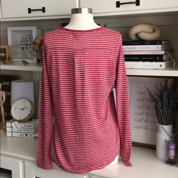 Vince Linen Raglan Top - Picture 2 of 5